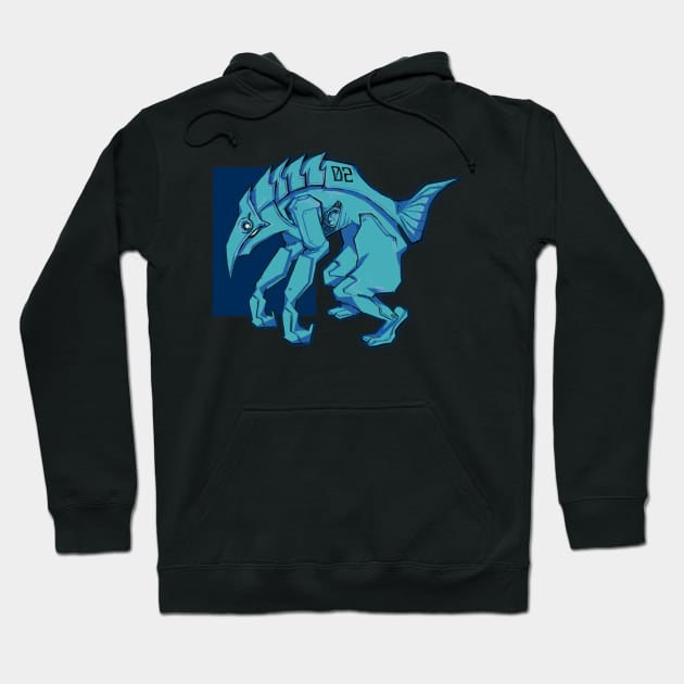 Mecha Robot Aquatic Fish Hoodie by banditotees